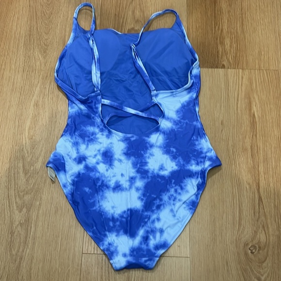 Aerie one piece tie dyed swimsuit sz L - Picture 3 of 4